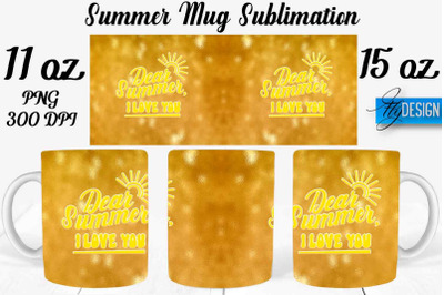 Summer Mug Sublimation | Coffee 11 Oz | 15 Oz Mug Sublimation