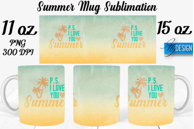 Summer Mug Sublimation | Coffee 11 Oz | 15 Oz Mug Sublimation