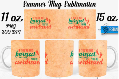 Summer Mug Sublimation | Coffee 11 Oz | 15 Oz Mug Sublimation