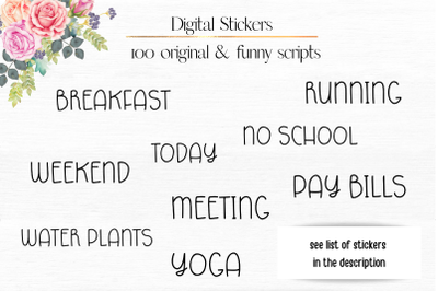 Bundle of Stickers for Planners