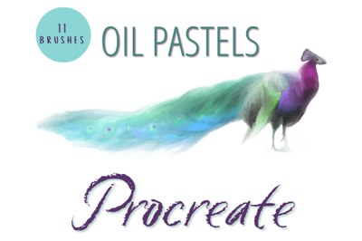 Procreate Oil Pastel Brushes X 11