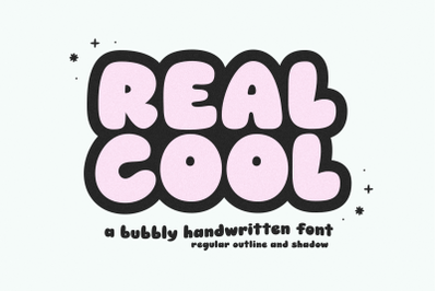 Real Cool - Bubbly Retro Font