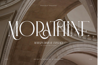 MORATHINE Typeface