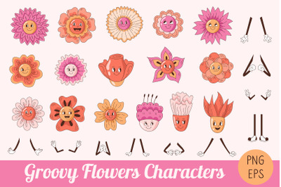 Groovy Flowers Characters Constructor