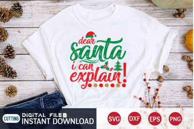 Dear Santa i Can Explain SVG