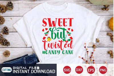 Sweet But Twisted # Candy Cane SVG