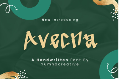 Avecna - Handwritten Font