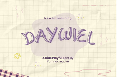 Daywiel - Kids Playful Font
