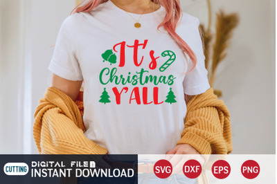 It&#039;a Christmas Y&#039;all SVG