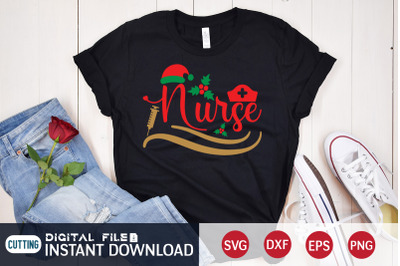 Funny Christmas Nurse SVG