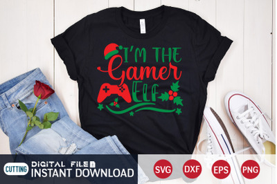 I&#039;m the Gamer Elf SVG