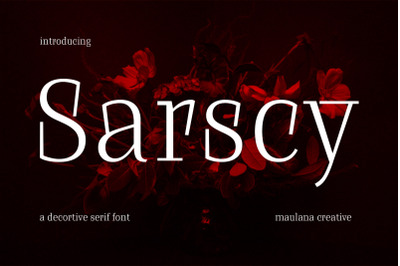 Sarscy Serif Font