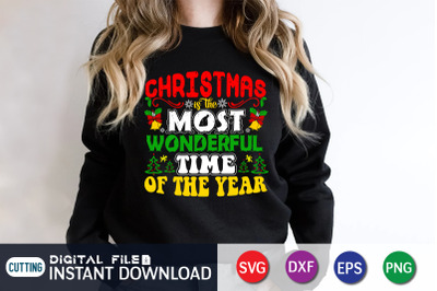 Christmas is the Most Wonderful Time of the Year SVG