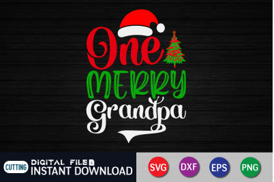 One Merry Grandpa SVG