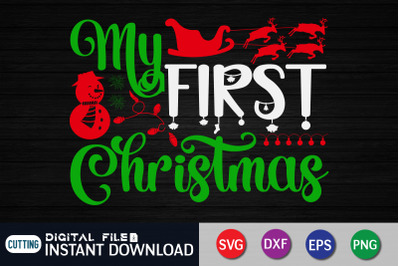 My First Christmas SVG