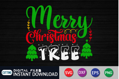 Merry Christmas Tree SVG
