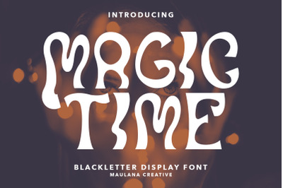 Magic Time Blackletter Display Font