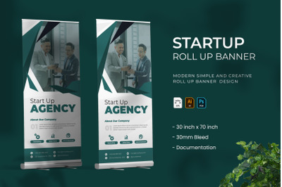 Startup - Roll Up Banner