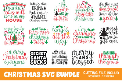 Christmas Svg Bundle