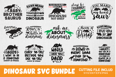 Dinosaur Svg Bundle