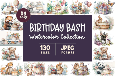 Birthday Bash Watercolor Collection