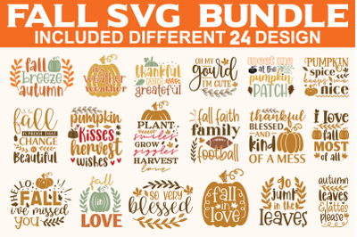 24 Fall Svg Bundle