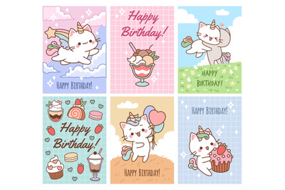 Birthday sweets cards. Kids party invitations&2C; greeting banners&2C; fairy