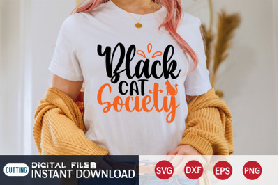 Black Cat Society SVG