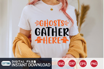 Ghosts Gather Here SVG
