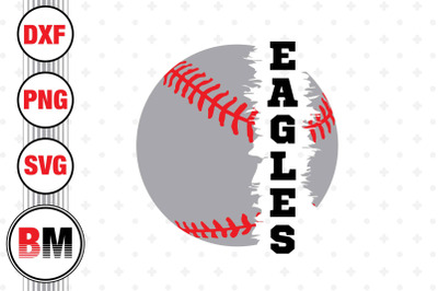 Eagles Baseball SVG, PNG, DXF Files