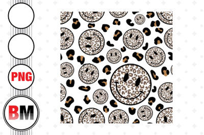 Smiley Leopard Pattern PNG Files