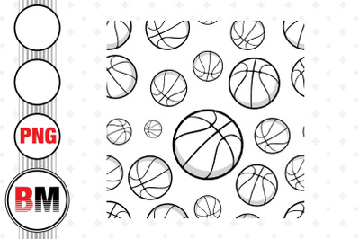 Basketball Pattern PNG Files