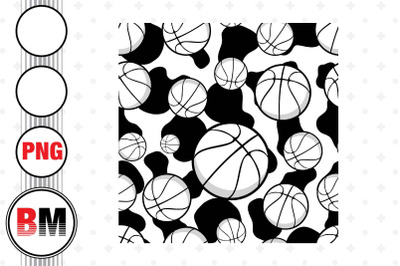 Basketball Cow Pattern PNG Files