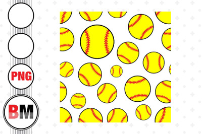 Softball Pattern PNG Files