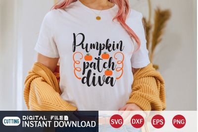 Pumpkin Patch Diva SVG
