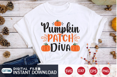 Pumpkin Patch Diva SVG