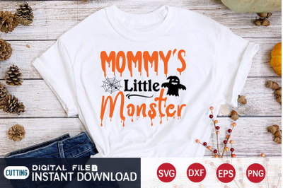 Mommy&#039;s  Little Monster SVG