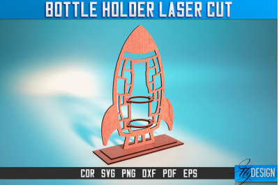 Bottle Holder Laser Cut SVG | Bottle Holder SVG Design | CNC Files
