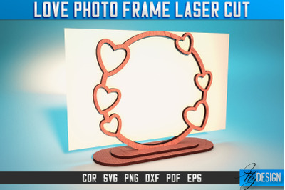 Love Photo Frame Laser Cut SVG | Love Photo Frame SVG Design | CNC