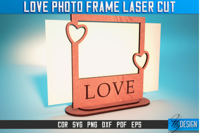 Love Photo Frame Laser Cut SVG | Love Photo Frame SVG Design | CNC