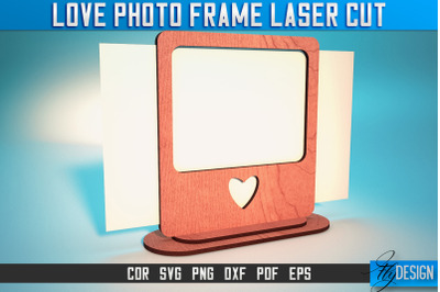 Love Photo Frame Laser Cut SVG | Love Photo Frame SVG Design | CNC