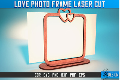 Love Photo Frame Laser Cut SVG | Love Photo Frame SVG Design | CNC