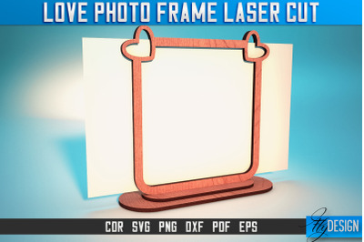 Love Photo Frame Laser Cut SVG | Love Photo Frame SVG Design | CNC