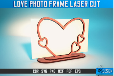 Love Photo Frame Laser Cut SVG | Love Photo Frame SVG Design | CNC