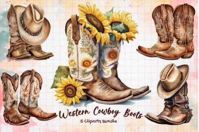 Western Cowboy Boots Bundle