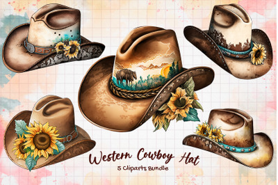 Western Cowboy Hat Bundle