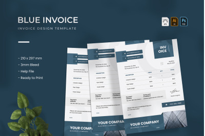 Blue - Invoice