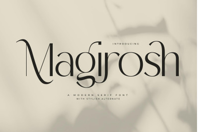 Magirosh Typeface