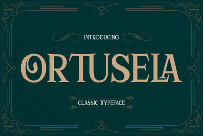 ORTUSELA Typeface