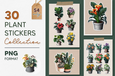 Plant Stickers Collection